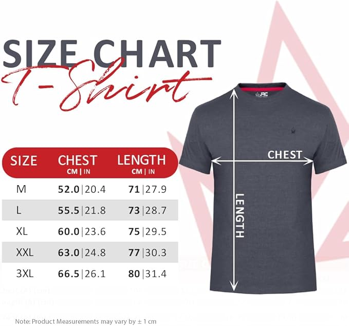 Men's Short Sleeve Crewneck T-Shirts - Pack of 4 | JRC UK