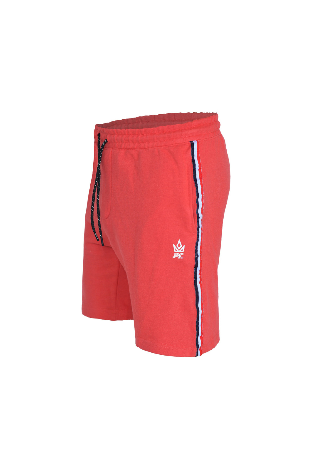Men's strawberry pink gym shorts with strap detail
